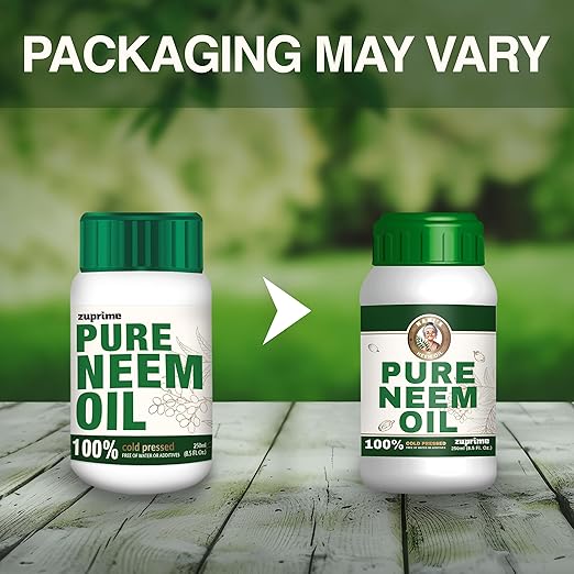 Nani's Pure Neem Oil for Plants Concentrate - Dilute for Use as Organic Neem Oil Spray for Plants, Outdoor & Indoor Use - 100% Cold Pressed - Horticultural Enhanced Plant Health & Shine Need (8.5 oz)