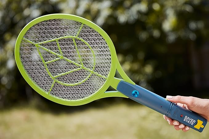 SWAT IT! Bug Zapper Rechargeable Bug Zapper Racket, 4000 Volt, USB Charging Cable, 2 Pack (Medium)