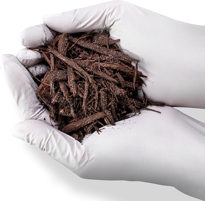 Organic Brown Mulch - Nurture Your Plants with Natural Nutrients - 20 QUARTS