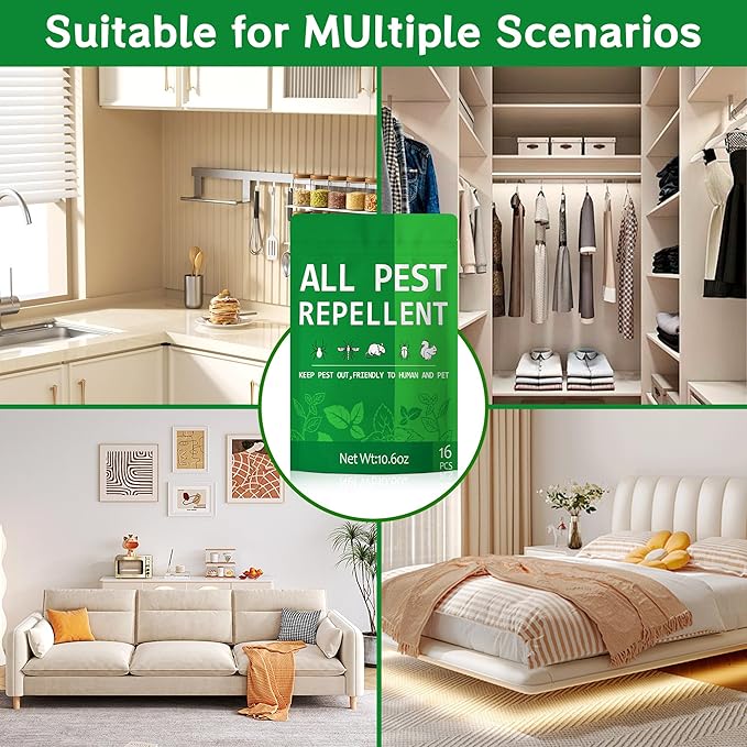 Rodent Mice Repellent, Peppermint Oil Mouse Repellent Balls for Rats Deterrent, Keep Rat Mice Mouse Rodent Out of Indoor House Outdoor Car Engines RV Garage, Humans Pets Safe