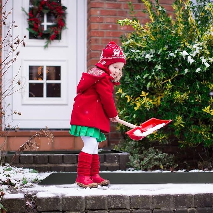 Baquler Snow and Ice Melting Mats Roof and Valley Heater Ice Dam Prevention Heated Outdoor Mats Electric Snow Melting Mats for Winter Snow Removal