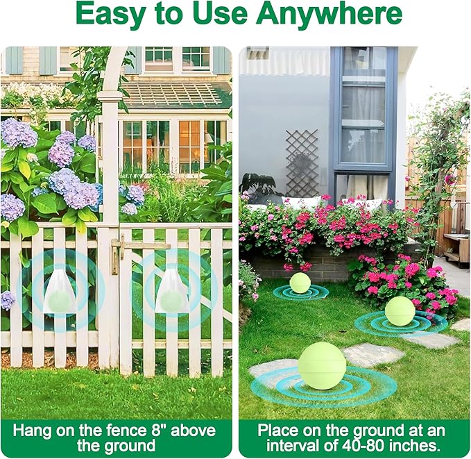 36 Pack Mice Repellent - Peppermint Oil Rat Repellent Ball for House Garage Garden Car Engine Indoor, Mouse Deterrent for Outdoor, Keep Mice Out Natural Pest Repellent Pet Safe