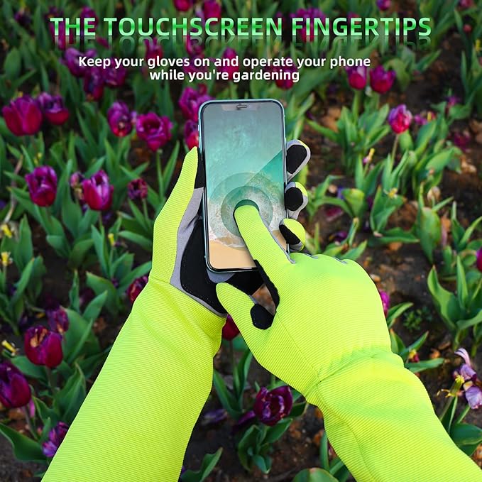 3-in-1 Gloves for Gardening, Farming & Cleaning, Stab-Proof, Anti-Slip, Wear-Resistant, Comfort, Breathable, Durable