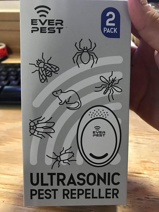Ultrasonic Pest Control Repeller (2-Pack) Plug in Flea Rat Roach Mosquito Cockroaches Rodent Spider Scorpion Fruit Fly Insect Indoor Plug Repellent