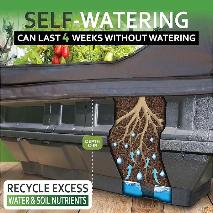 Vegepod Indoor Grow Kit Self Watering with LED Light Reflective Tent Complete System, All-in-One Indoor Gardening Solution, Premium Tent, Small Kit 20"x39"x78"