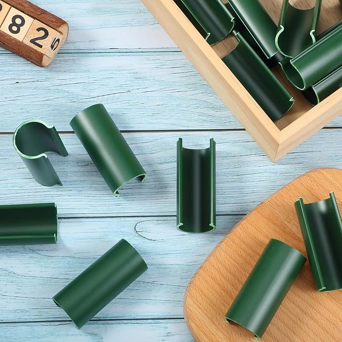 Jetec 16 Pcs PVC Pipe Clamps Greenhouses Strap Clips 2.4 Inches Long Summer PVC Water Pipe Clamps Strap Clips for Woodworking(for 3/4 Inch PVC Pipe,Green)