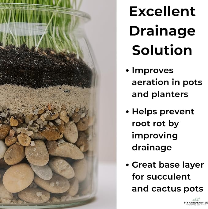 Fine Sand for Plants – Horticultural Sand for Succulents, Cactus, Potting Mixes, Terrariums & Decorative Indoor Gardens, Made in USA (3 quarts - 8.4 lbs)