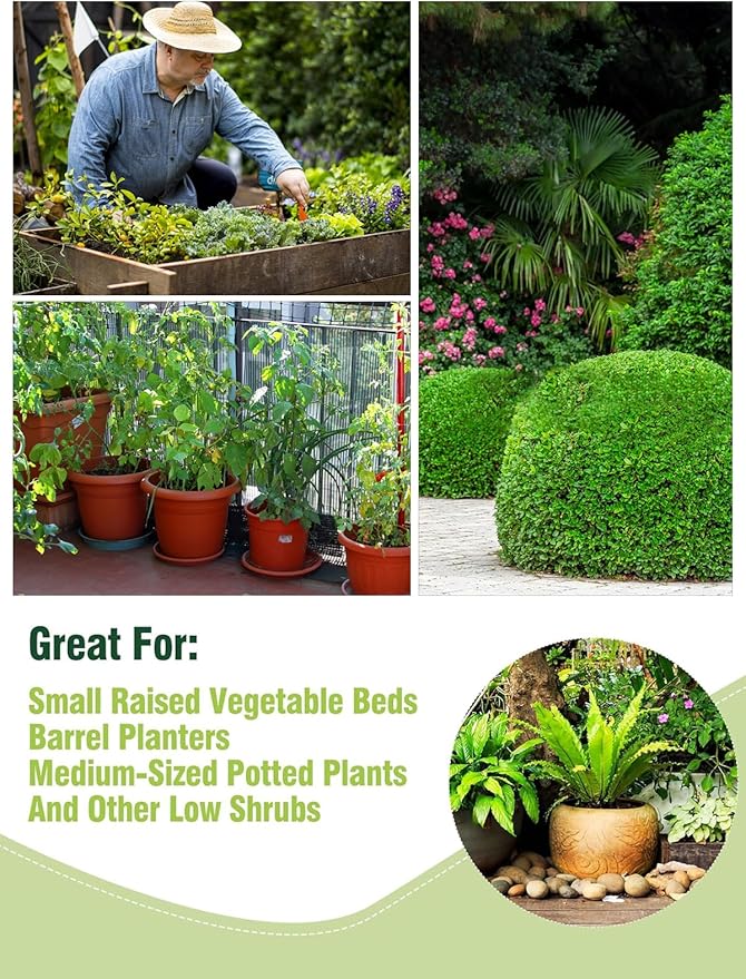 ANPHSIN 6 pcs Frost Protection Plant Covers - 19.6in x 39.3in Shrub Tree Plant Protection with Drawstring, Frost Cloth Wraps Blanket Freeze Bags for Winter Outdoor Garden Potted Plants Green