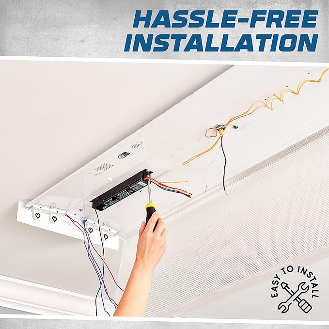 OHLECTRIC Replacement for Sylvania Ballast QTP 2X32T8/UNV ISN-SC, Philips ICN-2P32-N, Keystone KTEB-232-UV-IS-N-P, for 2 Fluorescent T8 Lamps - 120-277V - 32 Watt