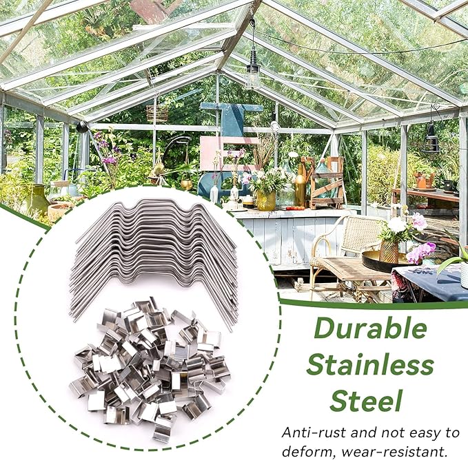 24Pack Clear Polycarbonate Greenhouse Panels,Twin-Wall Polycarbonate Sheets for Roofing,Greenhouses ,Weather Resistant for Roof, Siding, and Sunroom( 4ftx2ftx0.16in)