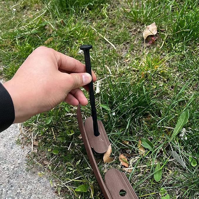 Flexible Garden Edging Borders 66FT,Landscape Edging Brown [Extra Tall 4IN High] with 60pcs Stakes,Garden Border Lawn Edging Mini Plastic Fence-Brown