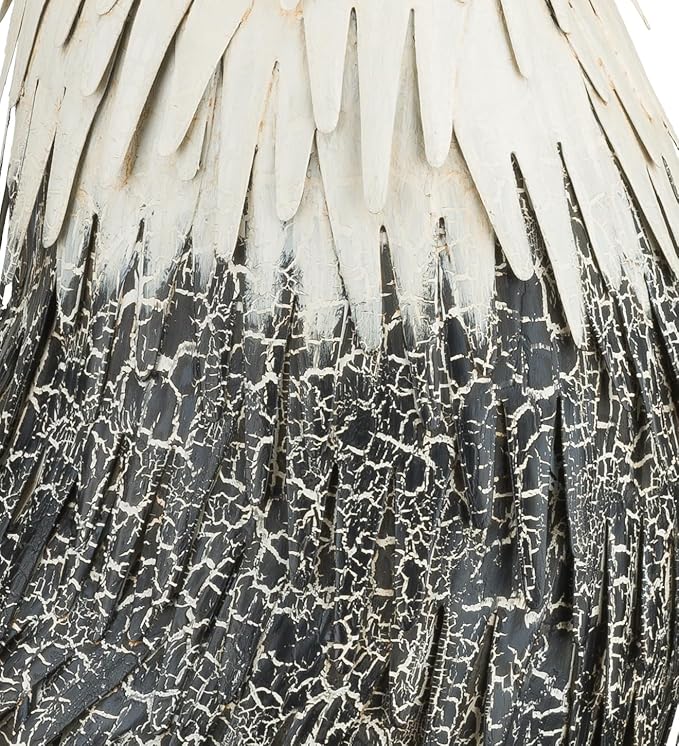 Regal Art & Gift Handcrafted Metal Rooster Statue, Weather-Resistant Farmhouse Yard Art, Indoor/Outdoor Garden Sculpture, Detailed Feather Design, Decorative Bird for Home & Garden, Murray, 20" Height