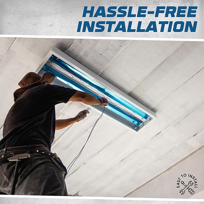 OHLECTRIC Replacement for Keystone KTEB-132-1-TP-FC | 1 Lamp T8 Electronic Fluorescent Ballast | 120V Input with Rapid Start Operation | Finger Case | UL Listed