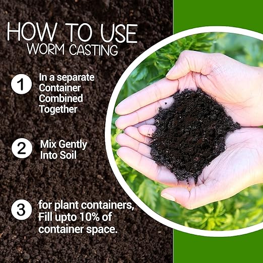 Elm Dirt Worm Castings for Plants - Worm Castings Organic Fertilizer | 100% Organic Plant Food for Houseplants, Gardening, Shrubs & Bushes, Root Growth and Micro Nutrients - Earthworm Casting, 2 lbs