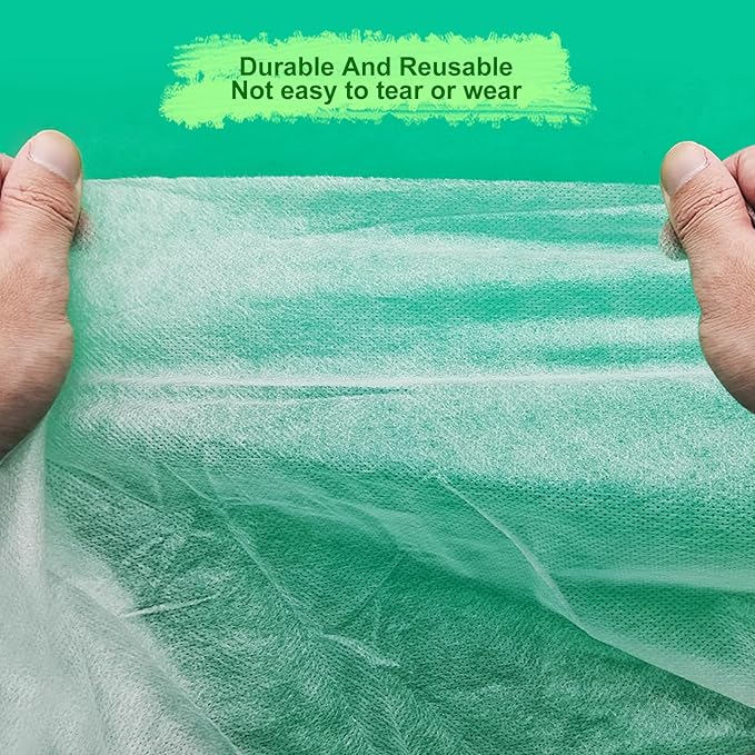 Plant Covers Freeze Protection, 10 FT x 33 FT Frost Blankets 1.06oz/yd² Thick crop cover , Reusable Garden Frost Cloth Floating Row Tree Covers for Winter Outdoor Plants vegetables seed Fruit