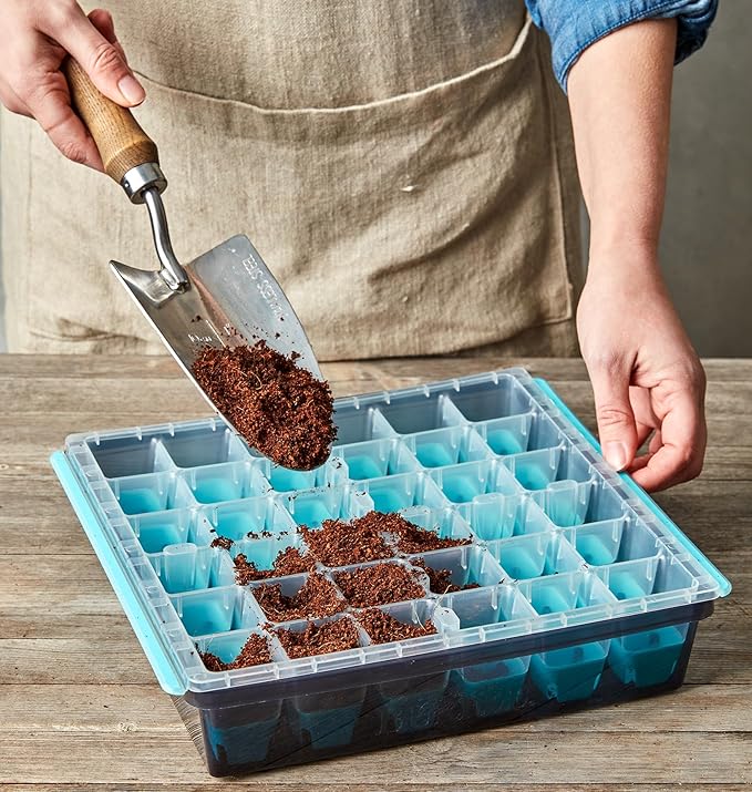 Burpee SuperSeed Seed Starting Tray | 36 Cell Reusable Seed Starter Tray | for Starting Vegetable, Flower & Herb Seeds | Indoor Grow Kit for Plant Seedlings | for Germination Success