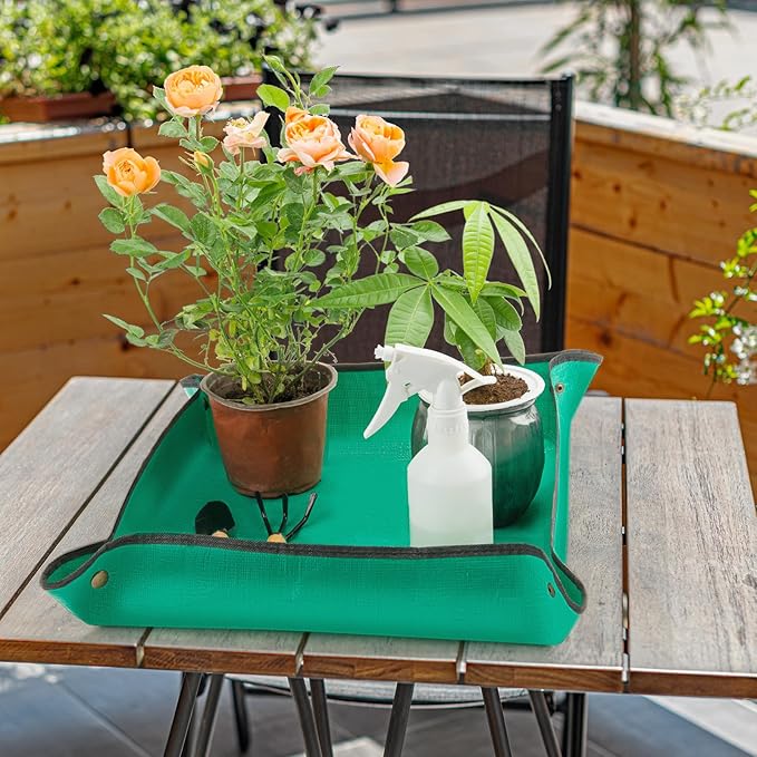 2PCS Repotting Mat, Excellence Indoor Waterproof Plant Transplanting Mat, Professional Gardening Mat Supplies