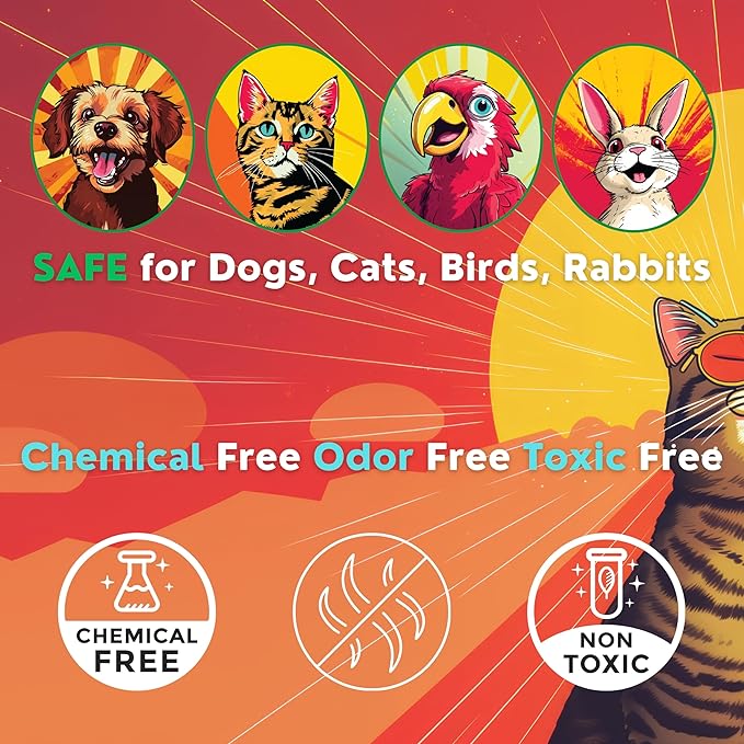 5-Wave Ultrasonic Mouse Repeller - Platinum Edition, 1 E-Magnetic Wave + 4 Ultrasonic Waves, Plug-n-Work, See Effects in 3 Weeks, Get Rid of Mice Rats Squirrels, Flagship