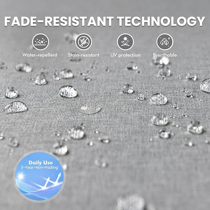 Outdoor Sectional Patio Furniture Set with Swivel Rocking Chairs and Glowing Table,8 Pieces Wicker Conversation Sets L Shaped Couch Out Door Sofa Outside Furniture for Garden Deck Yard Porch,Grey