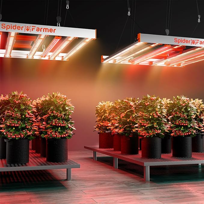 Spider Farmer SUPP-R60 660nm Deep Red Supplemental Light Bars 35.4" Long, Red Supplemental Light for Indoor Plants, Commercial Vertical Farming, Grow Tents