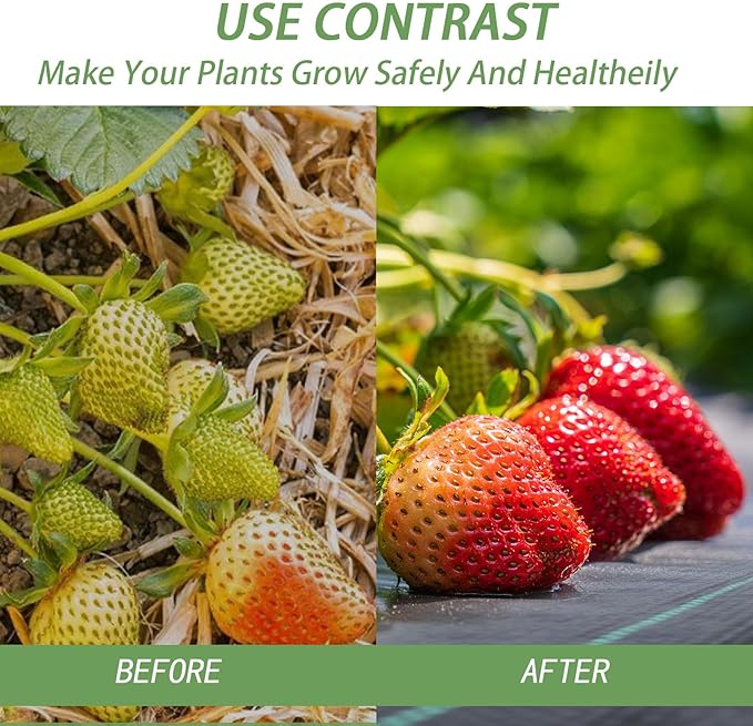 4ft*300ft Landscape Fabric,Weed Barrier Fabric,3.2oz Heavy Duty Weed Blocker Fabric,Weed Contorl for Underlayment,Gardening Weed Mat-Durable,Easy Installation