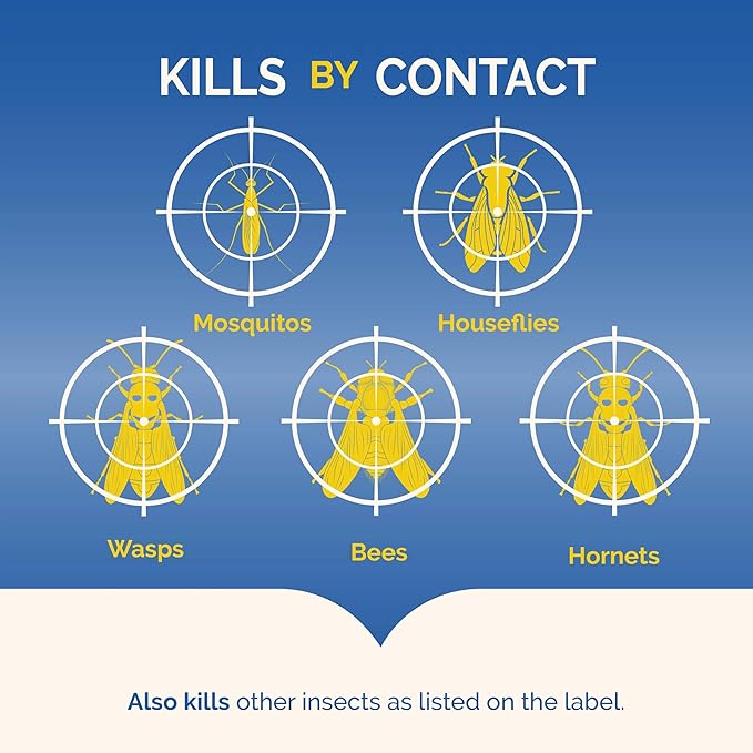 Hot Shot Flying Insect Killer, 15 Ounces, Aerosol Formula Kills Houseflies, Mosquitoes and Other Listed Flying Insects by Contact Indoors and Outdoors with Clean Fresh Scent, 3 Pack