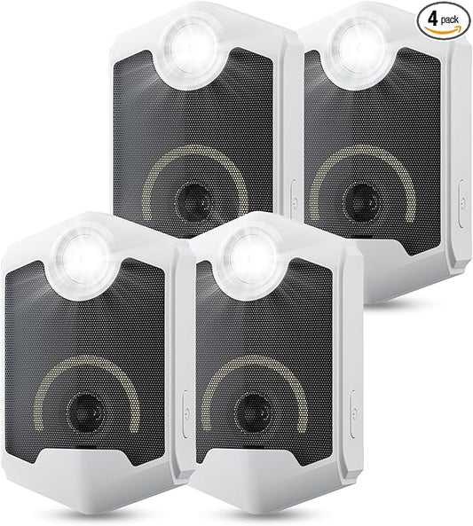 Ultrasonic Pest Repeller Plug in (4 Pack) - Rodent Repellent Indoor Electronic Pest Control with Flashing Light, Mouse Deterrent, Pest Repellent Ultrasonic for Mice, Rat, Spiders, Roaches, Insects