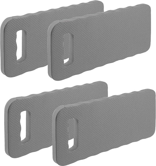 YWSHF 4 PCS Garden Kneeling Pad,Knee Mat Waterproof Foam Knee Pads for Gardening,Cleaning,Baby Bath,Yoga,Praying and Exercise 15.745'' x 7.09'' x 0.79'' Grey