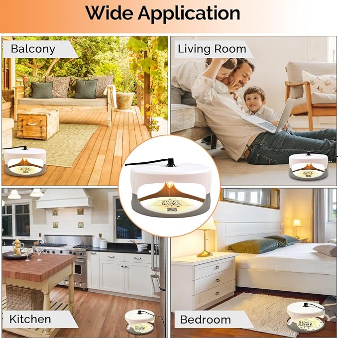 ASPECTEK - Trapest Sticky Dome Flea Bed Bug Trap and 2 Glue Discs. Odorless Cleaner and Flea Killer Trap Pad