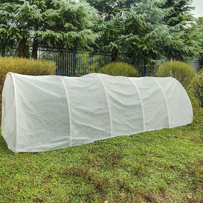 Agfabric Plant Covers Freeze Protection Frost Blankets for Plants 6'x30' 0.9oz Row Covers Outdoor Plant Covers for Winter Freeze Cloths for Plants Winter Frost Pests Protection,White