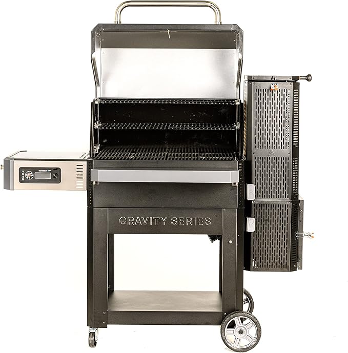 Masterbuilt Gravity Series 1050 Digital Charcoal Grill Smoker Combo + Cover Bundle