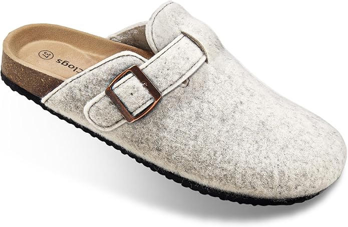 BULLIANT Comfort Clogs Slippers Sandals Nurse Work Shoes Unisex for Men Women with Cushioned Cork-Footbed