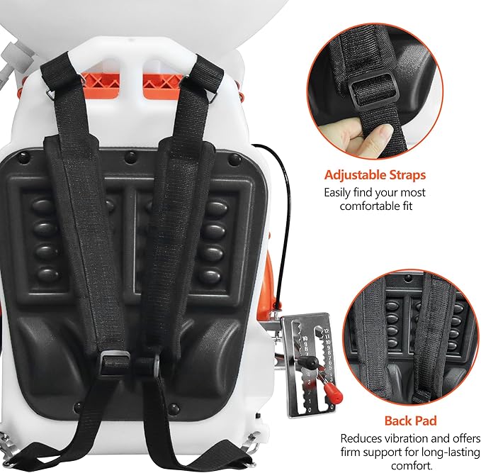 Backpack Sprayer Duster, 3.7 Gallon Mosquito Fogger Sprayer Outdoor