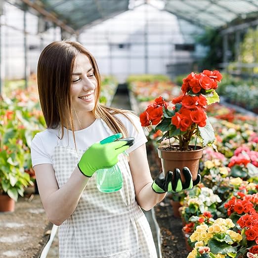 Kebada W1 Work Gloves for Men and Women, Touchscreen PU Coated Gloves with Grip, 50 Pairs Bulk Pack, Ideal for Warehouse Package Handling, Construction, Gardening, Green Medium