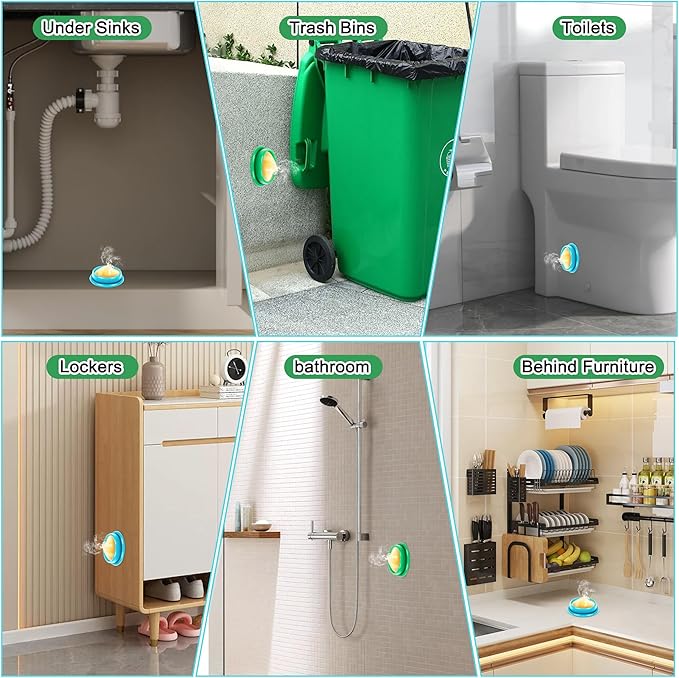 32 Pack Cockroach Gel Bait, Effective Cockroach Repellent and Gel for Quick Elimination of Indoor Roach Nests, Get Rid of Roaches Permanently Indoor Outdoor, Long-Lasting