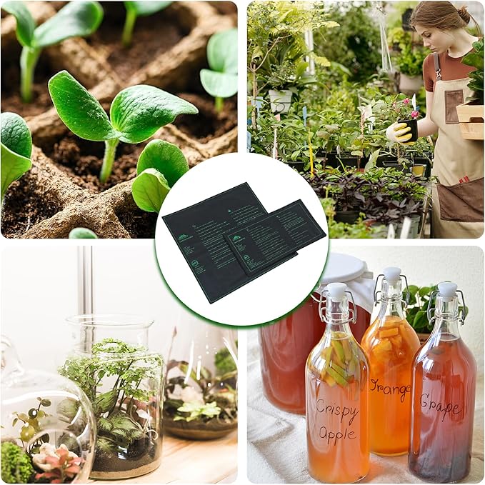 EAGLE PEAK 2 Pack Waterproof Seedling Heat Mat 10” x 20”, UL & MET-Certified Heating Pad for Seed Starting, Seed Germination, Warm Hydroponic Gardening Heating Pad, Contains (2) Warming Mats