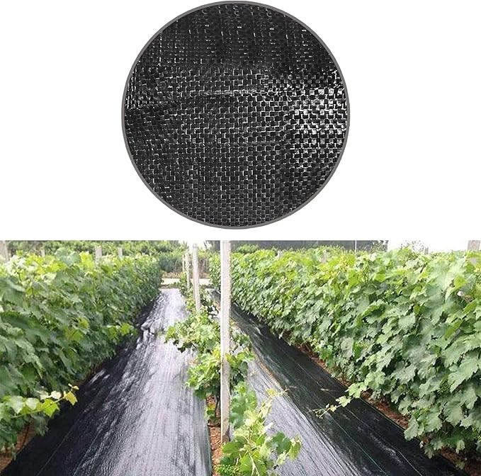 Weed Barrier Fabric Planting Cover - 6 x 150 FT Heavy Duty Landscape Fabric Ground Cover Block for Outdoor Planting