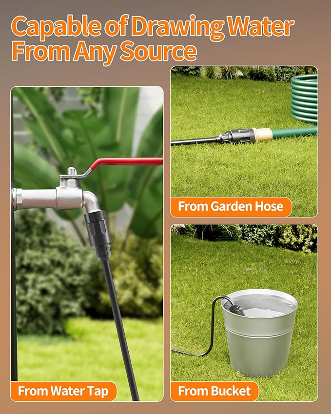 Cordless Pressure Washer Battery Powered; 1200PSI Cordless Power Washer with Brushless Motor, 4.0Ah Battery,6-in-1 Nozzle, 3 Power Level; Handheld Portable Pressure Washer Cordless (5022-WH3)