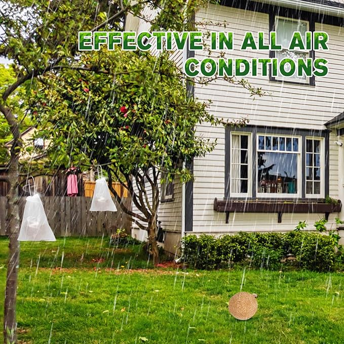 Deer Repellent, 10Pack Rabbit Repellent, Peppermint Oil to Repel Deer, Rabbit, Deer Deterrent Outdoor for Lawn, Garden Use, Deer Out for Yard