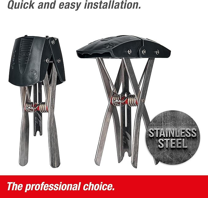 SWISSINNO Mole Trap SuperCat | Ultra-Effective with High Catch Rates, Unique Trigger Catch Action | Mole Eliminator, Gopher Catcher That Works | Easy to Use, Safe and Reusable