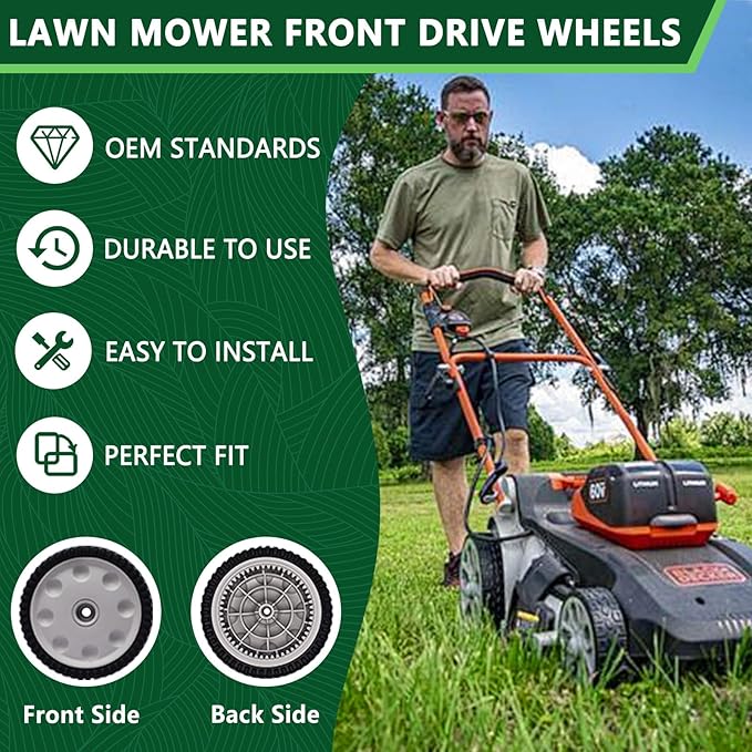 2 Pack 8" X2-1/8" Front Drive Wheel Replaces MTD 734-04018C 734-04018A 734-04018B 12AV569Q597