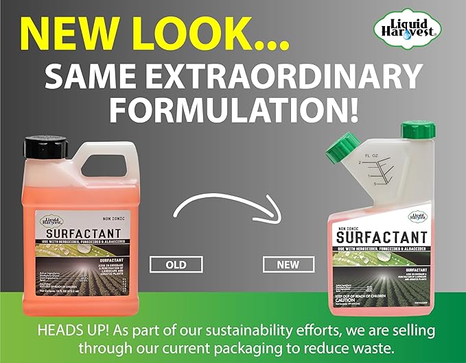 Concentrated Surfactant for Herbicides Non-Ionic 16oz, Increase Product Coverage, Increase Product Penetration, Increase Product Effectiveness