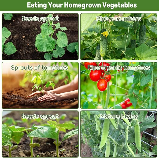 AGTEK 2 Packs 18" x 46" Foldable Cucumber Trellis with Zip Ties Plant Support A Frame Metal Trellis for Cucumber, Climbing Plants, Vegetable Flowers