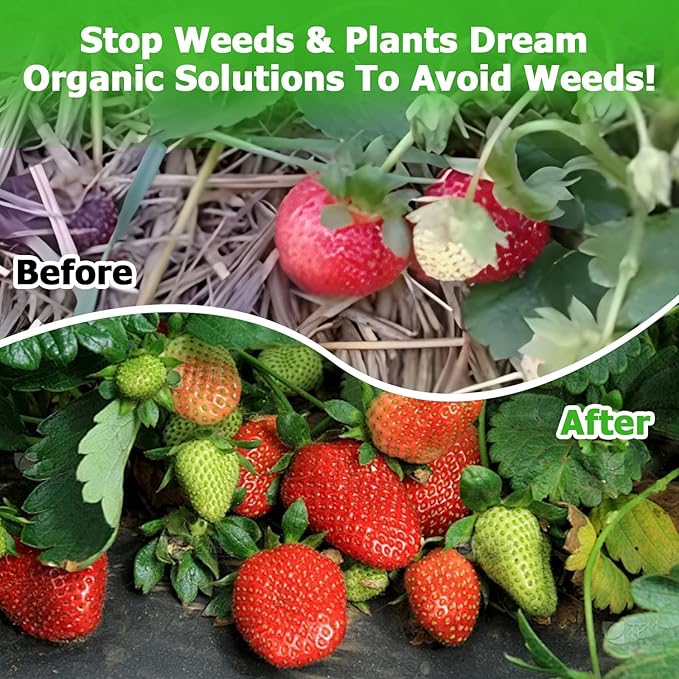 4FT x 100FT Weed Barrier Landscape Fabric Heavy Duty, Thicken Garden Fabric Weed Mats, Weed Control Garden Cloth, Woven Geotextile Fabric for Garden Beds, Underlayment, Commercial Driveway