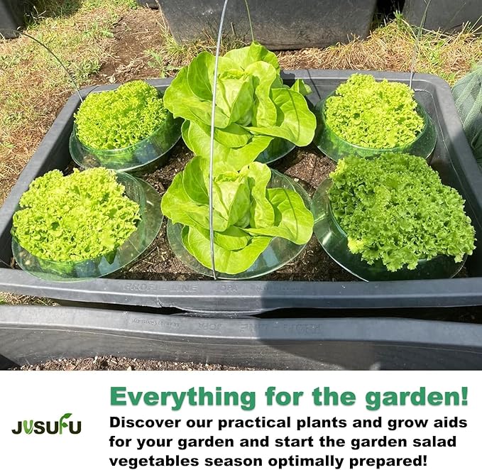 5 Pack Snail Collar(H:11cm) and 5 Pack Large Slug Collars(H:15cm) Set,Slug Collars Protects Plants to Get Better.