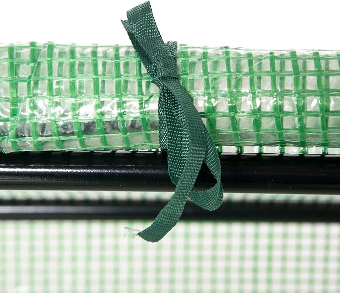 Outsunny 4' x 2' x 2' Portable Mini Greenhouse, Small Green House with PE Cover, Roll-up Zippered Windows for Indoor, Outdoor Garden, Green