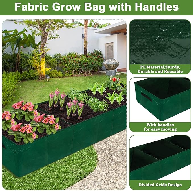 Cucumber Trellis for Garden, 50 x 54 Inches A Frame Gardening Trellis with Fabric Raised Garden Bed, Climbing Net and Plant Support Clips for Climbing Plants