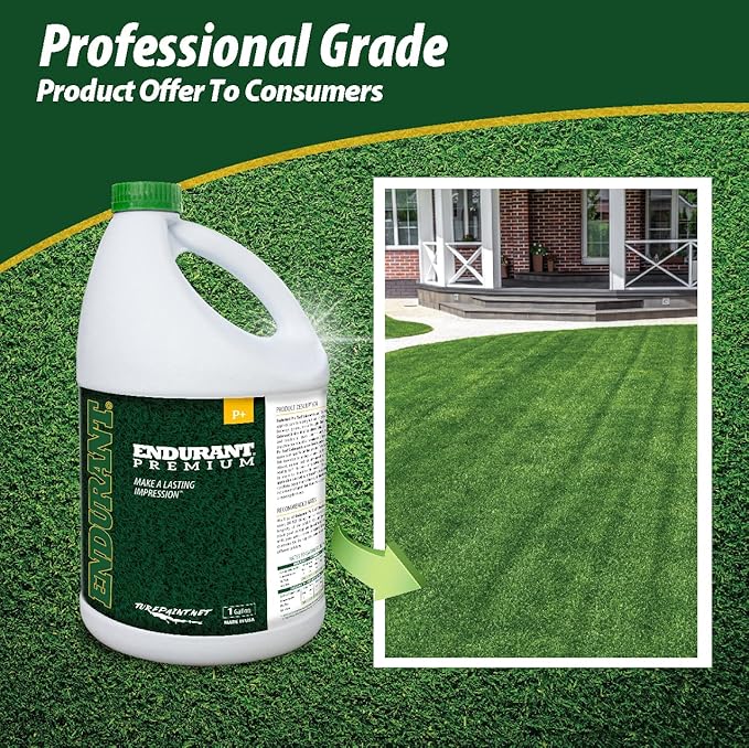 Endurant Turf Colorants - Premium Spray On Green Grass Paint For Lawns - Revives Dry, Patchy Yards - Versatile Grass Hue - Easy To Use, Concentrated Turf Grass Dye - Covers Approx 10,000 Sq Ft - 1 Gal