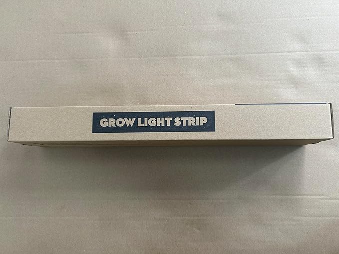 Wiaxulay LED Grow Light Strips, 6000K Full Spectrum Sunlike Growing Lamp with 6/12/16H Timer, 5 Dimmable Levels for Hydroponics, Succulent, Plant Shelf, 2 Pack