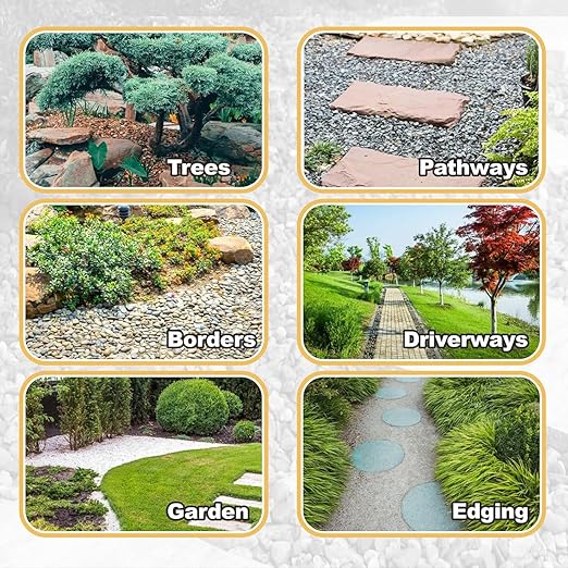 Concentrate Rock Glue, Makes 44oz Mulch Glue for Landscaping, Pea Gravel Binder Spray for Outdoor, Garden, Yard, Pet-Friendly Mulch Anchor Easily Holds Rubber, Stone, Pebble, Gravel, Wood, Bark